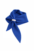 WOOL ONE – Dreieckstuch aus 100 % Wolle Farbe Blau